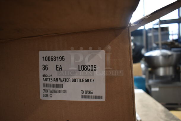 7 Boxes of 6 BRAND NEW IN BOX! Orion G4755-CC Artesian 50 oz Water Bottle. 7 Times Your Bid! - Image 4 of 9