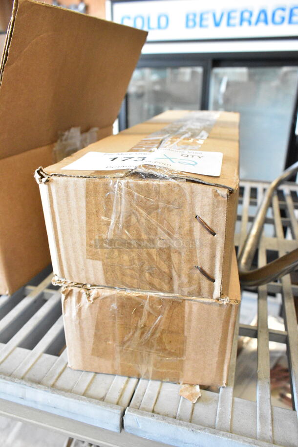 2 Boxes of 6 BRAND NEW SCRATCH AND DENT! Winco KWP-80 8" Wide Cooks Knife. 2 Times Your Bid!  - Image 2 of 4