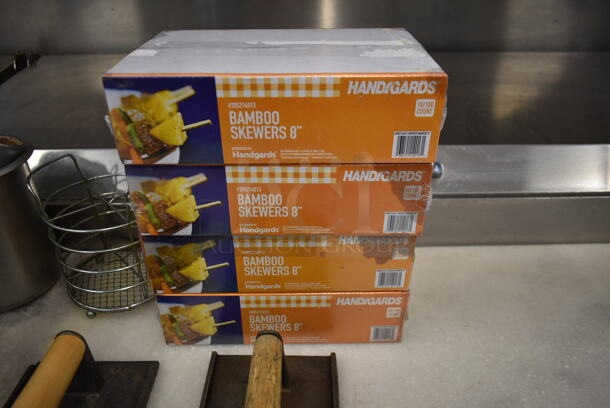 ALL ONE MONEY!  Lot of Various Items Including New Bamboo Skewers and Metal Bins - Image 7 of 8