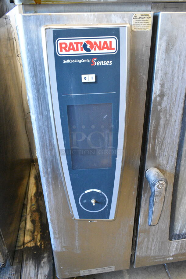 2 2019 Rational Stainless Steel Commercial Combitherm Self Cooking Center Convection Ovens on Commercial Casters. Top Model: SCC WE 62. Bottom Model: SCC WE 102. 480 Volts, 3 Phase. 2 Times Your Bid! - Image 6 of 9