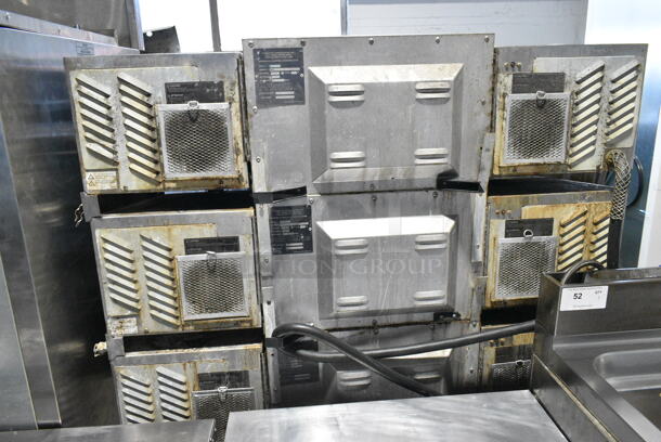 3 2018 Turbochef HhC2020 Stainless Steel Commercial Countertop Electric Powered Conveyor Rapid Cook Oven on Commercial Casters. 208/240 Volts, 1 Phase. 3 Times Your Bid! - Image 12 of 12