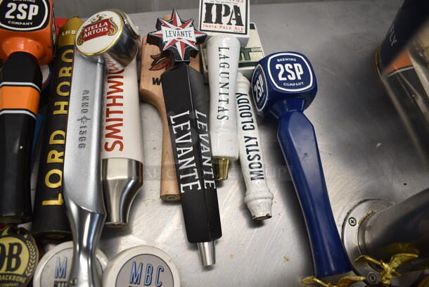 40 Various Beer Tap Handles Including Troegs, Allagash, Samuel Adams, Stella Artois, Blue Moon. 40 Times Your Bid! - Image 8 of 9