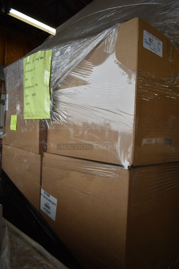 PALLET LOT of 16 BRAND NEW IN BOX! Dinex DX21259000 Disposable Lid - Fits Specific 5 - 12 oz Aladdin Temp-Rite Mugs, Bowls and Tumblers (2000/cs) - Translucent. 16 Times Your Bid! - Image 3 of 4