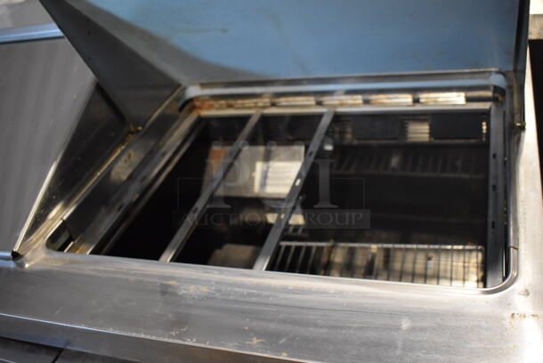 2014 Delfield 4472N-30M Stainless Steel Commercial Sandwich Salad Prep Table Bain Marie Mega Top. 115 Volts, 1 Phase. 72x32x45. Tested and Powers On But Does Not Get Cold - Image 4 of 12