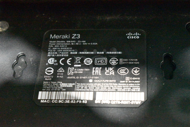 Electronic Cabinet w/ StarTech 8 Outlet PDU Power Distribution, Netgear Router, Yealink Base Station, Merakin Z3. - Image 6 of 7
