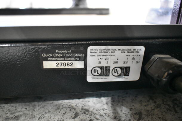 Hatco GRCMW-26D Metal Commercial Countertop Warming Display Case Merchandiser. 120 Volts, 1 Phase. Tested and Working! - Image 4 of 5