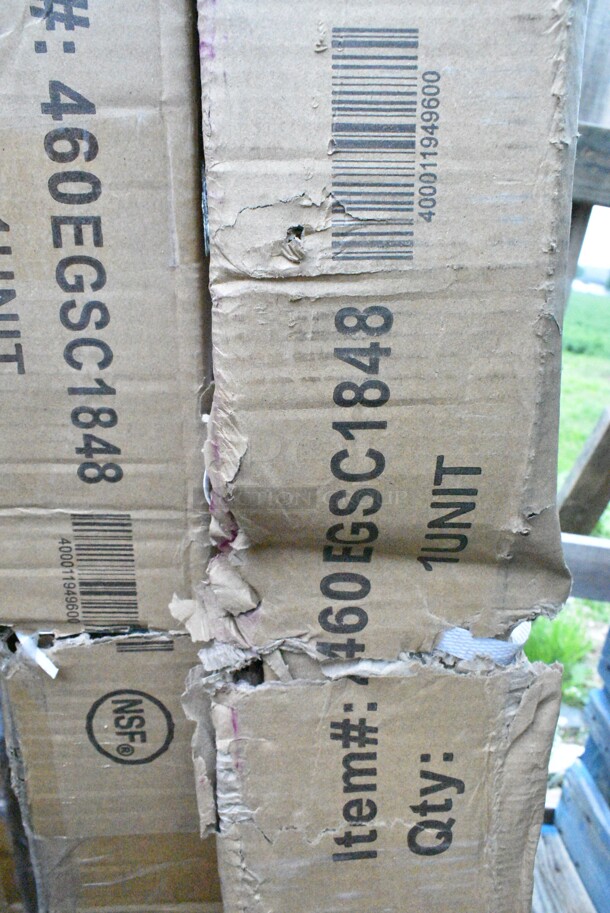 2 BRAND NEW SCRATCH AND DENT! Regency 460EGSC1848 NSF Green Wire Security Cage - 18" x 48" x 61". 2 Times Your Bid! May Be Missing Pieces. - Image 4 of 4