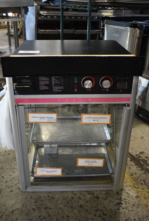 Hatco Metal Commercial Countertop Heated Display Case Merchandiser. 22.5x23x29. Tested and Working!