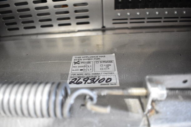 BRAND NEW SCRATCH AND DENT! 2023 Garland SS686 Stainless Steel Commercial Sentry Series 6 Sealed Burner Electric Restaurant Range with Standard Oven. 240 Volts, 3 Phase - Image 9 of 9