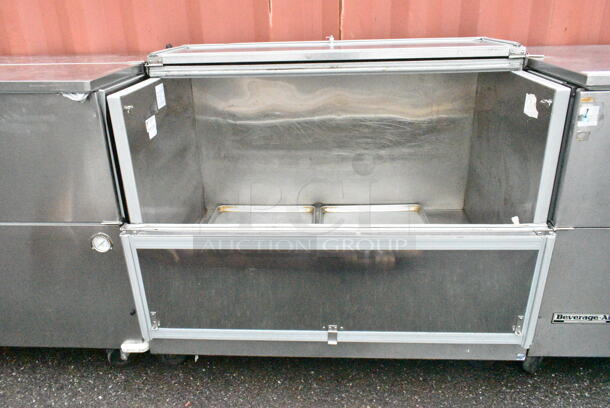 Beverage Air SM49N Stainless Steel Commercial Milk Cooler on Commercial Casters. 115 Volts, 1 Phase.  - Image 5 of 7