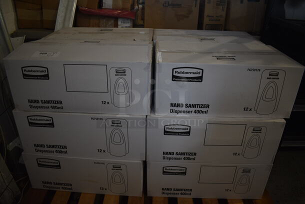 PALLET LOT OF 12 Boxes of 12 BRAND NEW IN BOX Rubbermaid Metallic Finish Hand Sanitizer Dispensers. Total of 144. 12 Times Your Bid! - Image 3 of 4