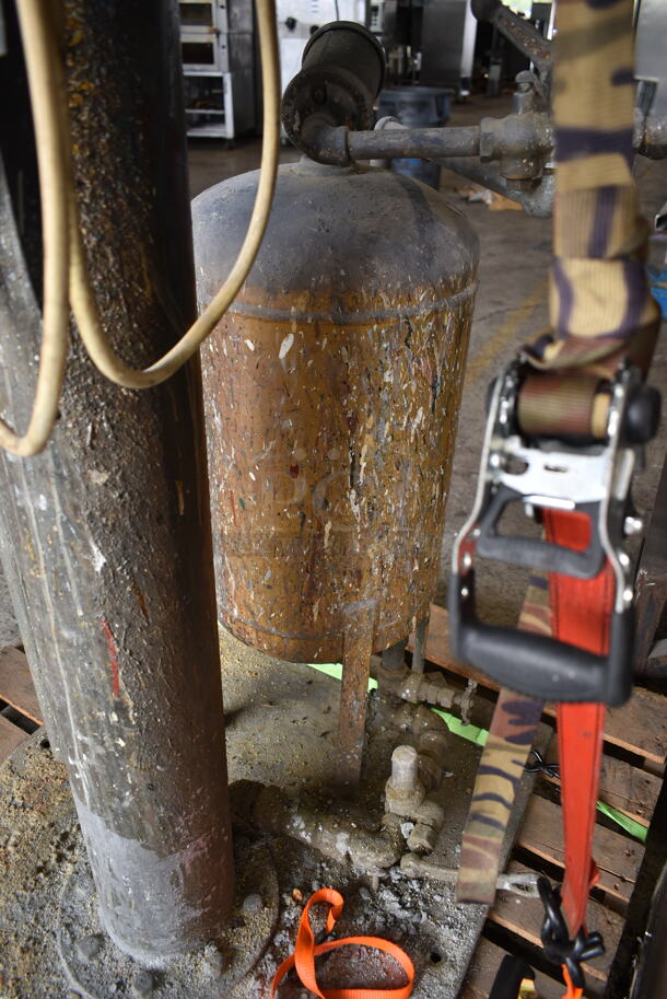 Blue Metal Commercial Floor Style Post Mixer / Disperser. 440 Volts, 3 Phase. - Image 6 of 10