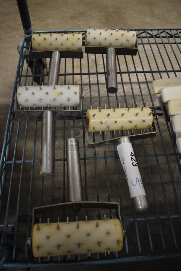 5 Metal and Poly Dough Dockers. 8x5.5x2. 5 Times Your Bid! - Image 1 of 4