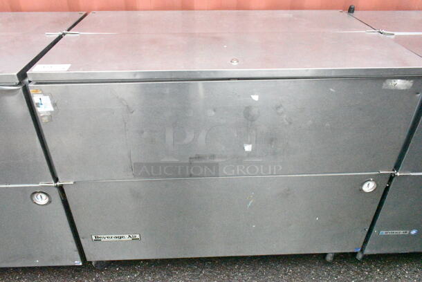 Beverage Air SM49N Stainless Steel Commercial Milk Cooler on Commercial Casters. 115 Volts, 1 Phase.  - Image 1 of 7