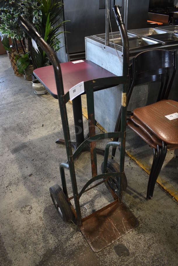 Green Metal Furniture Dolly. 20x20x49 - Image 2 of 3