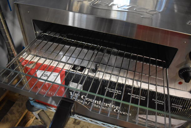 LIKE NEW! Avantco 177CPO16TSGL Stainless Steel Countertop Pizza / Snack Oven. 120 Volts, 1 Phase. 23.5x20x8. Tested and Working! - Image 4 of 7