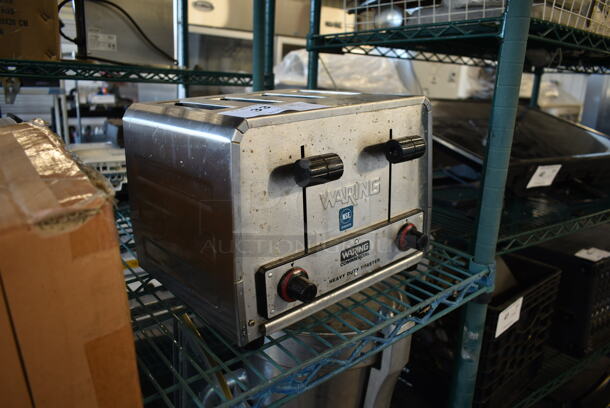 Waring WCT800RC Stainless Steel Commercial Countertop 4 Slot Toaster. 120 Volts, 1 Phase. - Image 2 of 7