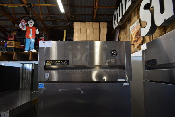 2013 True TG1R-1S ENERGY STAR Stainless Steel Commercial Single Door Reach In Cooler w/ Poly Coated Racks on Commercial Casters. 115 Volts, 1 Phase. Tested and Working! - Image 2 of 7