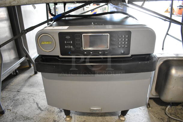 2014 Turbochef Model Encore 2 Metal Commercial Countertop Electric Powered Rapid Cook Oven. 208/240 Volts, 1 Phase. 21x29x24