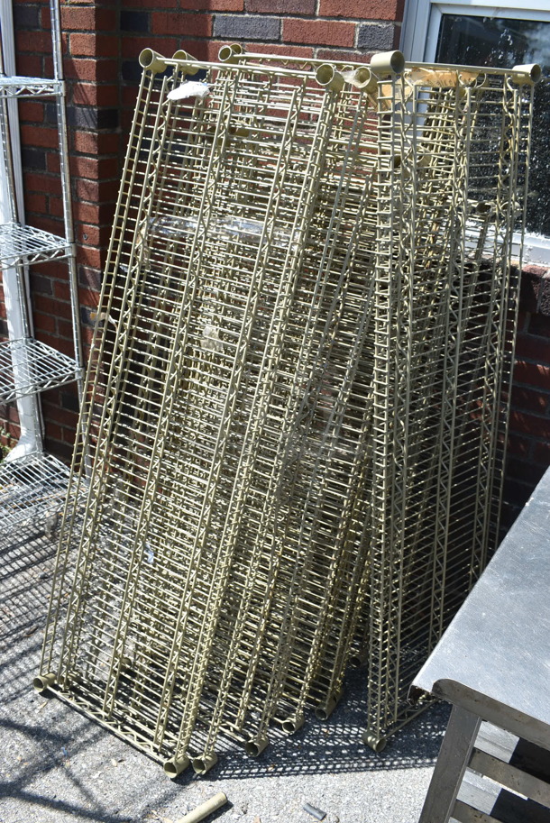 ALL ONE MONEY! Lot of Disassembled Metro Style Shelves - Image 3 of 3