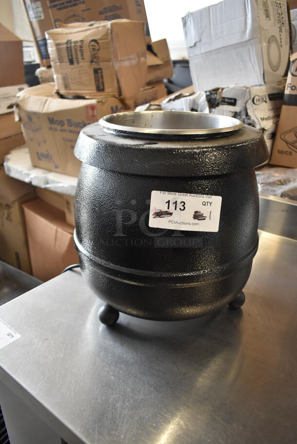 SK-600 Metal Countertop Soup Kettle Food Warmer. 110 Volts, 1 Phase.   - Image 1 of 3