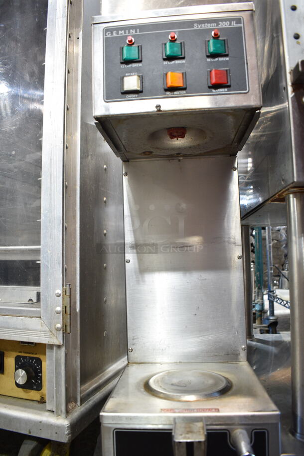 Curtis SCGEM-300 Stainless Steel Commercial Countertop Coffee Machine w/ Server Satellite and Metal Brew Basket.  - Image 5 of 7