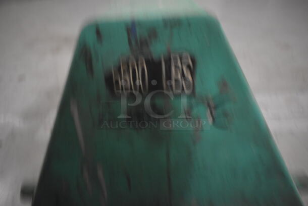 Green Metal 5,500 Pound Capacity Pallet Truck Pallet Jack - Image 6 of 6