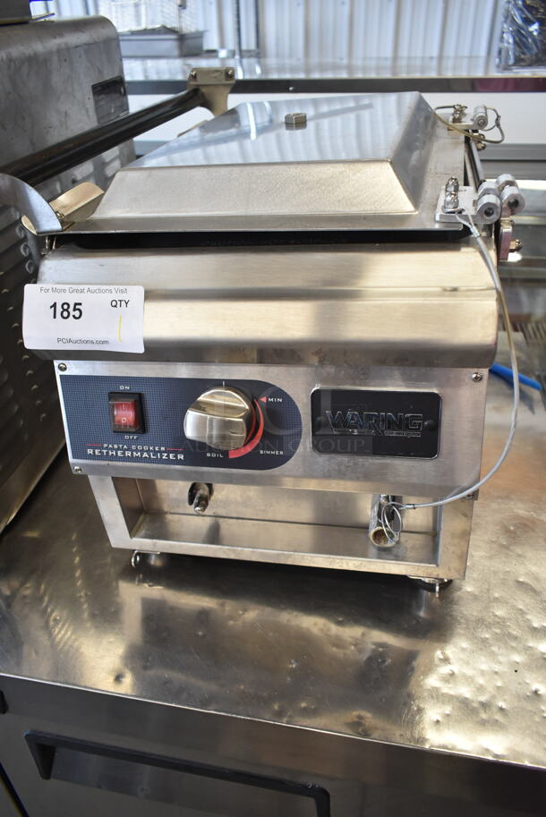 Waring WPC100 Stainless Steel Commercial Countertop Electric Powered Pasta Cooker Thermalizer. 208/240 Volts.  - Image 1 of 4