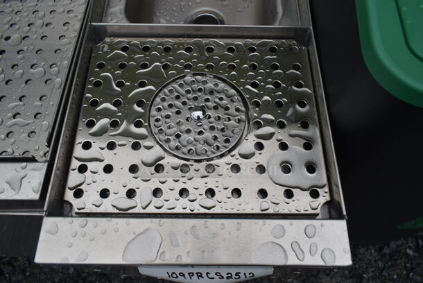 BRAND NEW SCRATCH AND DENT! Advance Tabco 109PRCS2512 Prestige Series PRCS-25-12 Underbar Hand Sink with Glass Rinser - 25" x 12" - Image 4 of 7