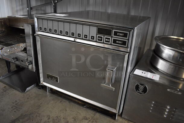 Amana Model RC/14SE Stainless Steel Commercial Countertop Microwave Oven. 18x21x18 - Image 2 of 5
