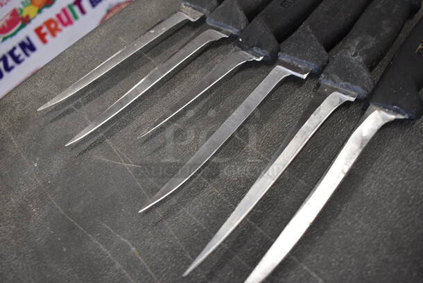 6 Sharpened Stainless Steel Fillet Knives. Includes 11". 6 Times Your Bid! - Image 2 of 4
