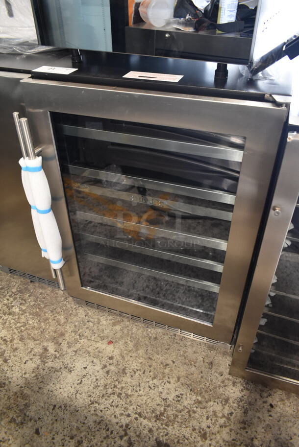 BRAND NEW SCRATCH AND DENT! Danby DWC053D1BSSPR Professional 51-Bottle Dual Zone Wine Cellar Cooler Merchandiser. 115 Volts, 1 Phase. Tested and Working! - Image 1 of 5