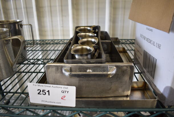 ALL ONE MONEY! Lot of Various Items Including 4 Metal Pitchers and Metal Drawer! - Image 1 of 4