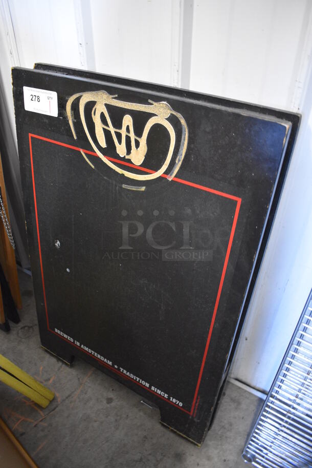 Double Sided A Frame Sidewalk Sign. 24x3.5x35 - Image 2 of 3