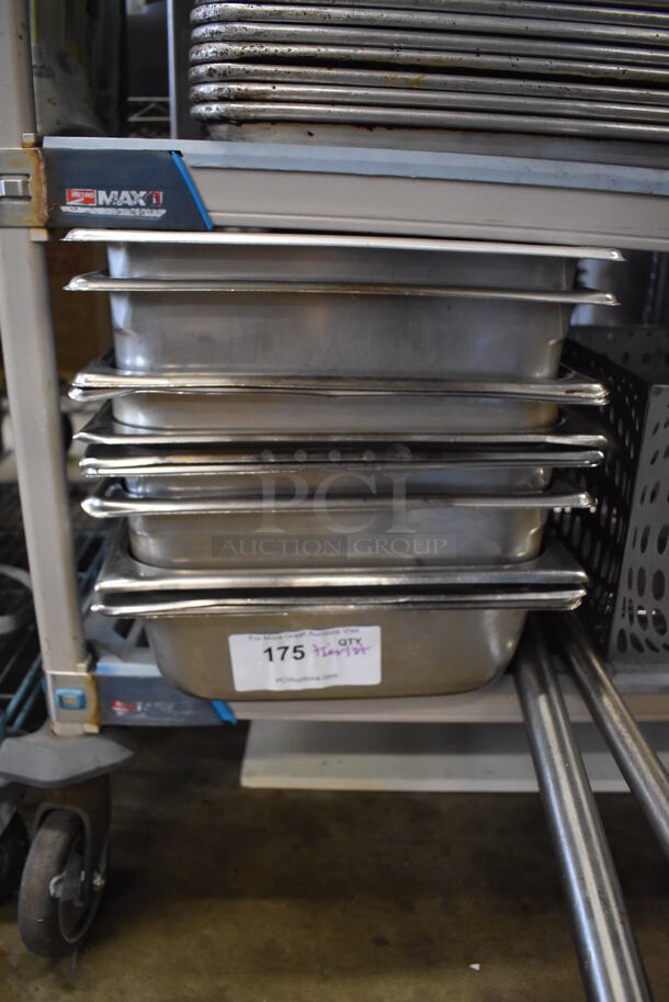 ALL ONE MONEY! Tier Lot of Various Items Including Stainless Steel Drop In Bins and Metal Baking Pans. Includes 1/1x4 - Image 11 of 11