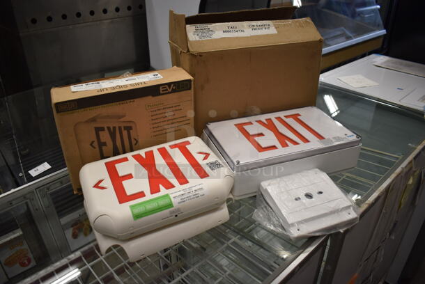 2 Exit Signs. Includes 12x9x3. 2 Times Your Bid! - Image 12 of 12