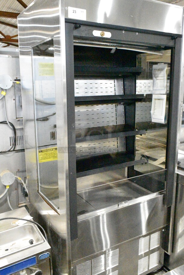 Federal Industries RSSM378SC-5 Metal Commercial Open Grab N Go Merchandiser. 120/208-240 Volts, 1 Phase.  - Image 1 of 6