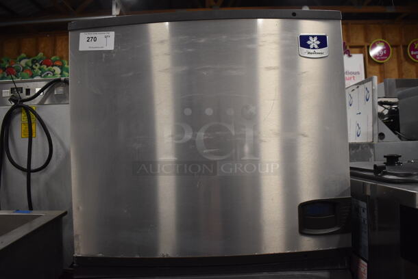 2012 Manitowoc IY0854A-261 Stainless Steel Commercial Ice Machine Head on Commercial Ice Bin. 208-230 Volts, 1 Phase. 31x34x77 - Image 3 of 5