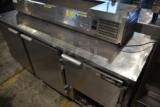 2014 Leader LB72 S/C Stainless Steel Commercial 3 Door Undercounter Cooler. 115 Volts, 1 Phase. Tested and Powers On But Does Not Get Cold - Image 3 of 8