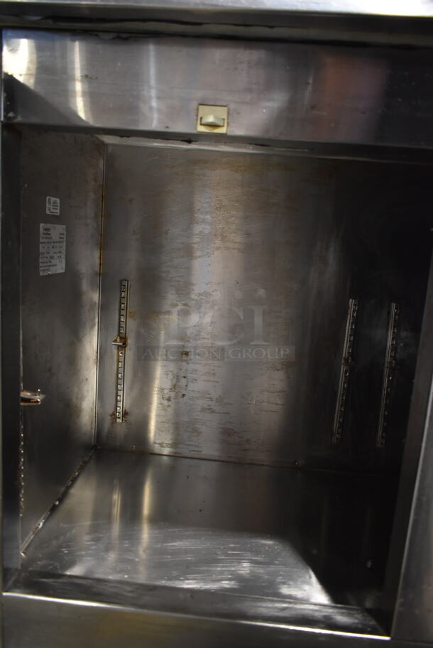 2014 Leader LB72 S/C Stainless Steel Commercial 3 Door Undercounter Cooler. 115 Volts, 1 Phase. Tested and Powers On But Does Not Get Cold - Image 7 of 8