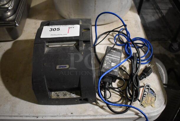 Epson M188B Countertop Receipt Printer. 6.5x10x6 - Image 1 of 4