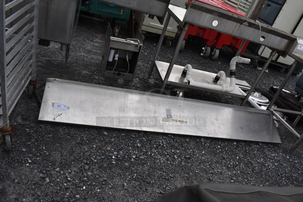 Stainless Steel Shelf. 96x15x10 - Image 2 of 5