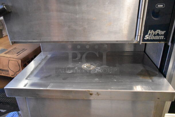 Groen HyPer Steam HY-6G Stainless Steel Commercial Propane Gas Powered 2 Deck Steam Cabinet. 90,000 BTU - Image 4 of 9