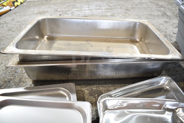 ALL ONE MONEY! Lot of Various Items Including Poly Bin, Stainless Steel Drop In Bins and Lids. - Image 7 of 8