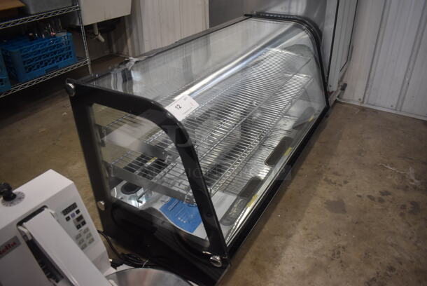 BRAND NEW SCRATCH AND DENT! Avantco BCC-48-HC 48" Black Refrigerated Countertop Bakery Display Case with LED Lighting. 115 Volts 1 Phase. Tested and Working! - Image 3 of 9