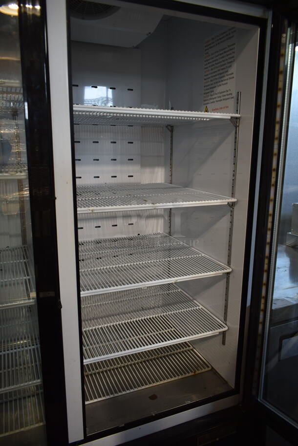 2017 Migali C-49FM-HC Metal Commercial 2 Door Reach in Freezer Merchandiser w/ Poly Coated Racks. 115 Volts, 1 Phase. Tested and Working! - Image 7 of 7