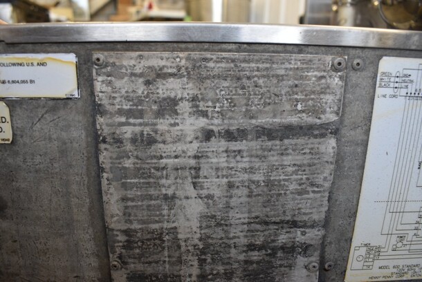 Henny Penny Model 600 Stainless Steel Commercial Floor Style  Natural Gas Powered Pressure Fryer on Commercial Casters. 80,000 BTU. 18x38.5x44. - Image 7 of 8