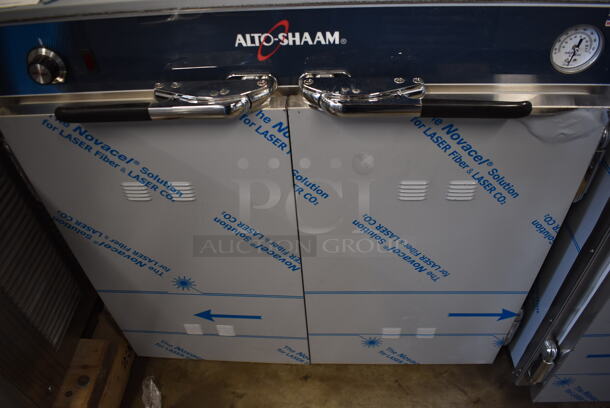 BRAND NEW! 2022 Alto Shaam 750-CTUS Commercial Stainless Steel Electric Holding Cabinet With Pan Racks. 120V, 1 Phase. Tested And Working!  - Image 4 of 9