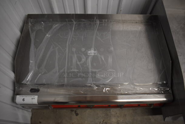 BRAND NEW! Avantco 177EG30N Stainless Steel Commercial Countertop Electric  Powered Flat Top Griddle with Manual Controls. 208/240 Volts. 30x20x13. Tested and Working! - Image 4 of 6