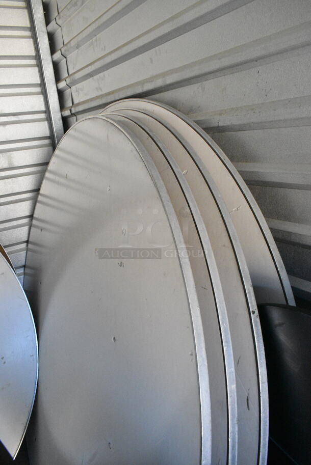 7 Round Folding Table. 7 Times Your Bid!  - Image 2 of 3